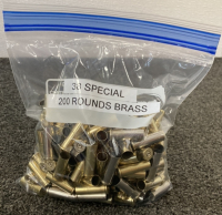 (200) Brass Casings Of .38 Special