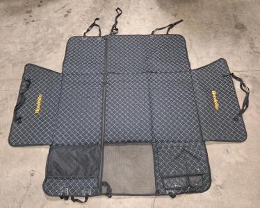 (1) Handnam Dog Seat Cover / Back Seat Extension W/Hard Bottom & Storage Bag
