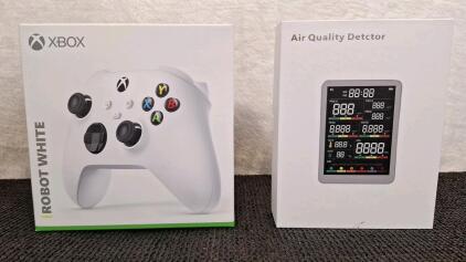 (1) XBOX Controller & (1) 9-In-1 Professional Air Quality Monitor