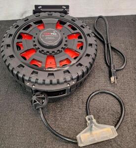 (1) TEXCPRO - 60-Foot Extension Cord Reel, 12AWg / 3C / 15W / 125V / 1875W