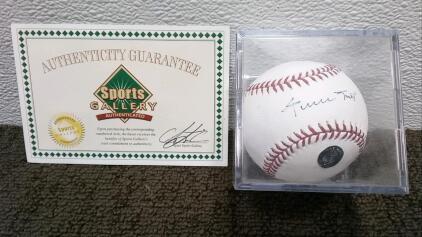 Willie Mays Signed Baseball with Sports Gallery Authenticity Guarantee