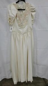 Do You Love Me? Ivory Satin Wedding Dress