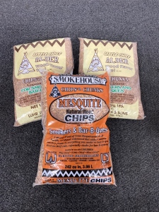 (3) Bags of Little Chief Alder/ Mesquite Wood Chips