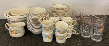 Full Corelle Coordinates Stoneware Set