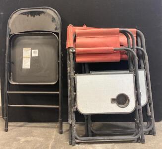 (3) Folding Chairs