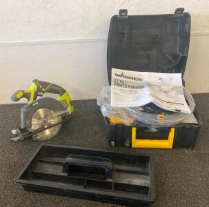 Tool Lot Including, Wagner EZ Power Painter, And Ryobi Saw