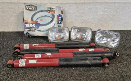 GM Truck 1595 Air Filter,(3) Sealed Beam Head Lights, (4) Shocks
