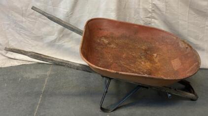 Vintage Wheelbarrow w/ No Wheel
