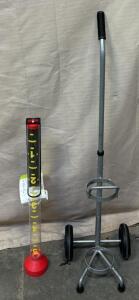 Oxygen Cylinder Trolley & Jumbo Rain Gauge