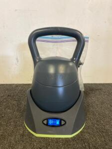 JaxJox Digital Kettlebell 12-42lbs-Adjustable With Power Cord And User Manual