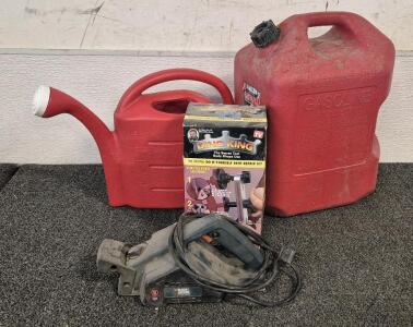 Black&Decker Sander(Works), Ding King Dent Remover, Gas Can(5GAL), Watering Can