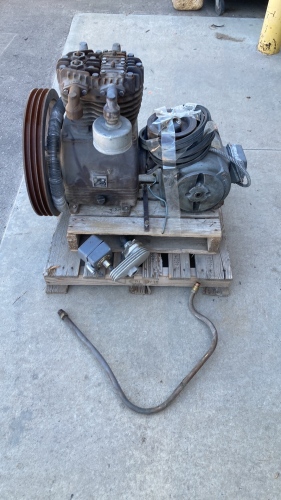Westinghouse Electric Motor W/Vintage Air Pump