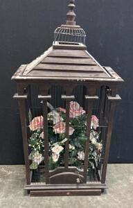 Birdcage Flower Display