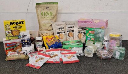 Protein Powder, Snacks, Lunch Box, Coffee, And More!