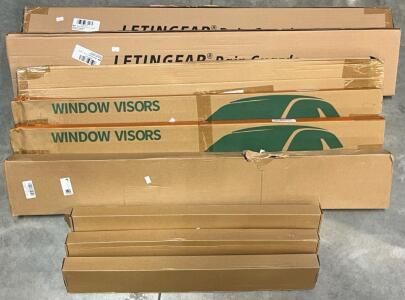 Window Visors For Kia Forte, Ford F 150 & Hyundai Tucson, Front Bumper Protectors For Honda Accord & 40&rdquo; Skimming Blade For Construction