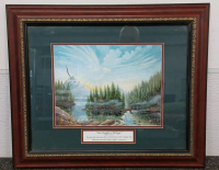 Jack E. Dawson "On Eagle's Wings" Framed Print