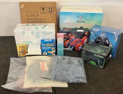 20&rdquo; Large Heavy Duty Plant Caddy, 2.4G Wireless Controller Gamepad, (2) Floating Shelves, Antibacterial Wipes, Mothers Gift Box, Women&rsquo;s Maternity Dress (L), Womens Bra (M) & More