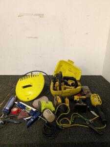 Ryobi sander DeWalt power drill work light McCulloch
