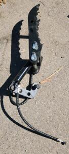 Hydraulic Thumb Attachment for Excavator, Bolt-On, Steel, Approx.