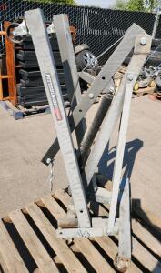 Pittsburgh 3 Ton Heavy Duty Engine Hoist, Shop Crane with Long Ram