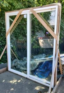 Prime Window Systems Endur-IG Sliding Glass Door, White Vinyl Frame