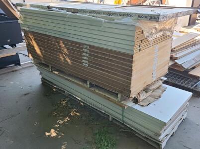 Wooden Panels 35-3/4" x 79", Serial 021217927-8