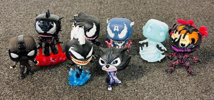 (8) Funko-Pop Bobble Heads