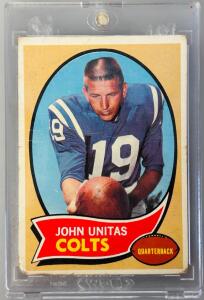 Collectible Colts Quarterback John Unitas Football Card