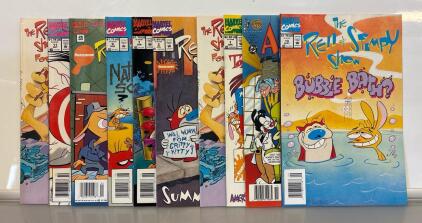 (9) The Ren & Stimpy Show Comic Books And (1) Animaniacs Comic Book