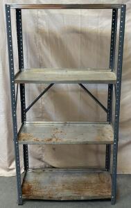 Metal Shelving Unit / 12&rdquo; L x 30&rdquo; W x 59&rdquo; H