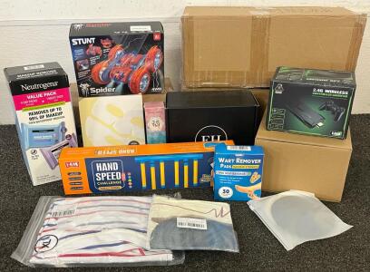 5 Gallon Water Jug Holder Shelf, 2.4G Wireless Controller Gamepad, Door Handle, Funny Sheep Slippers, Spider-man Stunt Car & More