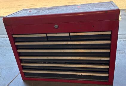 Toolbox H 1&rsquo; 7&rdquo; W 2&rsquo; 2&rdquo; L 11.5&rdquo; with Various Tools