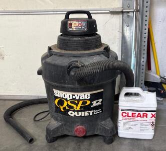 ShopVac Quiet Super Power and Clear X Glass Cleaner