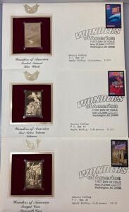 &ldquo;Wonders Of America&rdquo; Golden Stamps