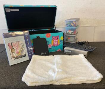 Playroom Pack, Icluding Toy Chest, (4) Bins Of Legos, Art Kit And More