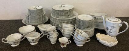 Full Set Of Noritake Rosamor China