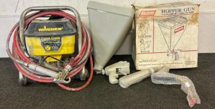 WalBoard Hopper Gun And Wagner Paint Crew Airless Spray Painter