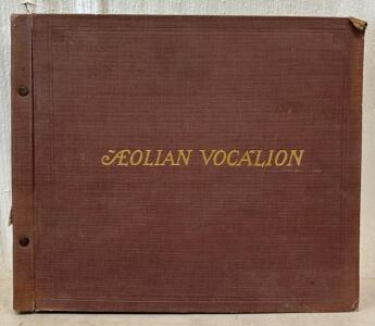 Vintage Record Book w/ Records