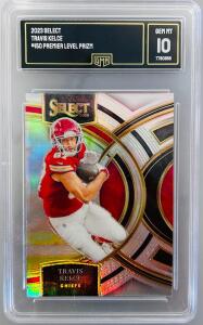 2023 Select Travis Kelce #150 Premier Level Prizm Graded Card- GEM MT 10