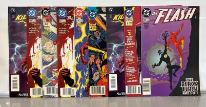 (9) The Flash DC Comic Books