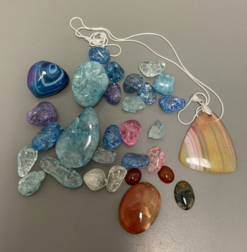 Assortment of Colorful Stones & Glass