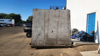 (3) 8' x 8' Heavy Door Barns With Rails