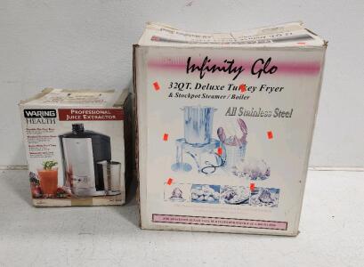(1) Turkey Deep Fryer (1) Juice Extractor