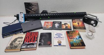 Sound and Media Lot. (1)Sonos Sound Bar, (1) Samsung Blu-ray DVD player, Dreamsky AM/FM Radio and More
