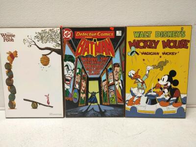Assorted Disney and marvel decor