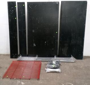 Metal Pegboard with Extras