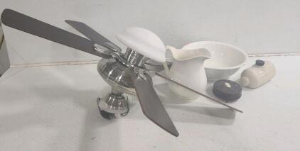(1) Harbor Breeze Ceiling Fan And More