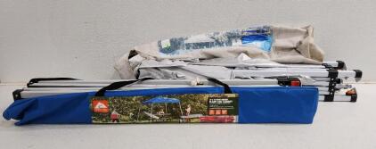 (1) Outdoor Canopy Frame (1) Outdoor Canopy Frame W/ Cover (3) Buckets W/ Lids
