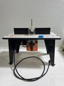 (1) Chicago Electric Benchtop Router Table with a 1-3/4 HP Router.