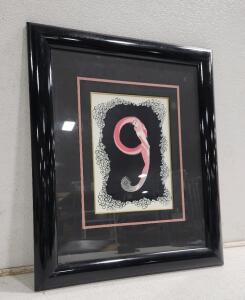 (1) Erte Limited Edition Lithograph Number 9 Print
